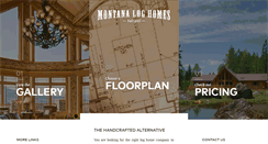 Desktop Screenshot of montanaloghomes.com